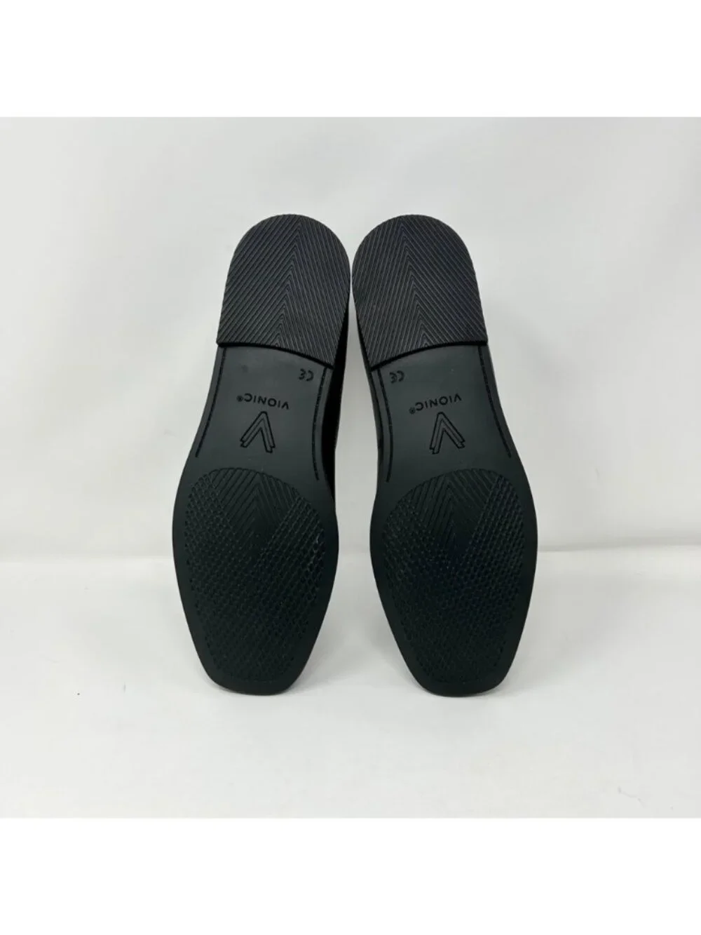 Vionic Caroll 2.0 Women's Black Leather Ballet Flats Size 9.5 Arch Support Shoe